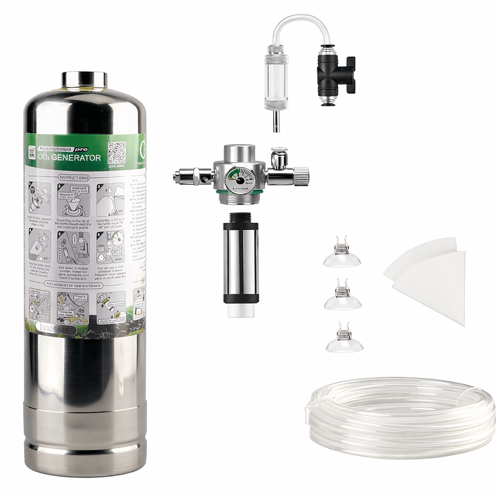 Generador Kit CO2 Pro para Acuario (2,4L y 3,7L) 1