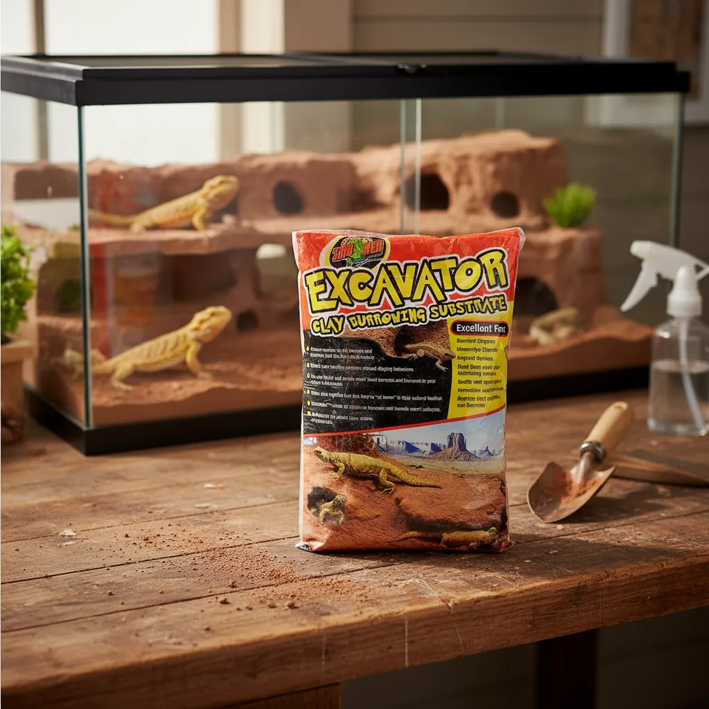 Excavator Zoo med sustrato desertico 4