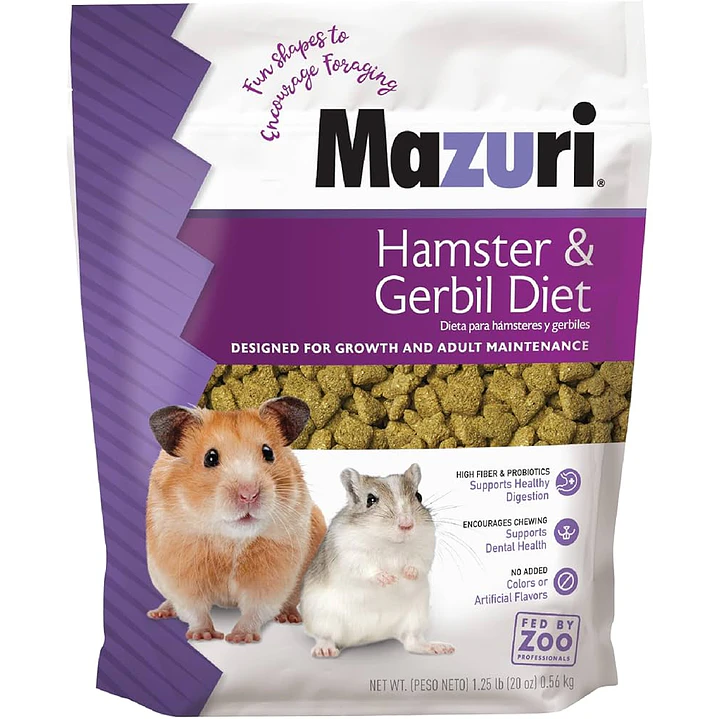 Mazuri Hamsters y Jerbos 350 gramos 1