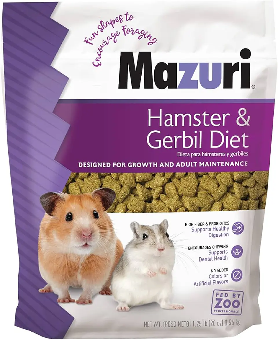 Mazuri Hamsters y Jerbos 350 gramos 1