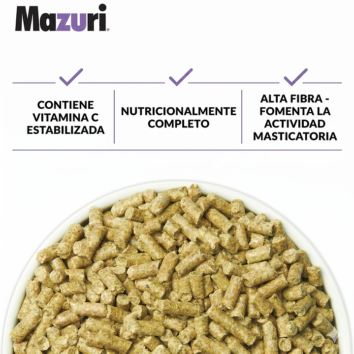 Alimento pellet Mazuri Cuy  6