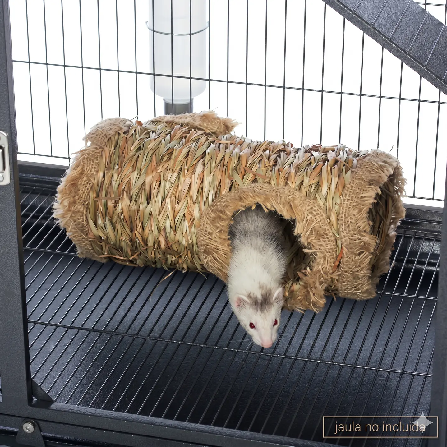 Tunel de pasto pequeñas mascotas 5