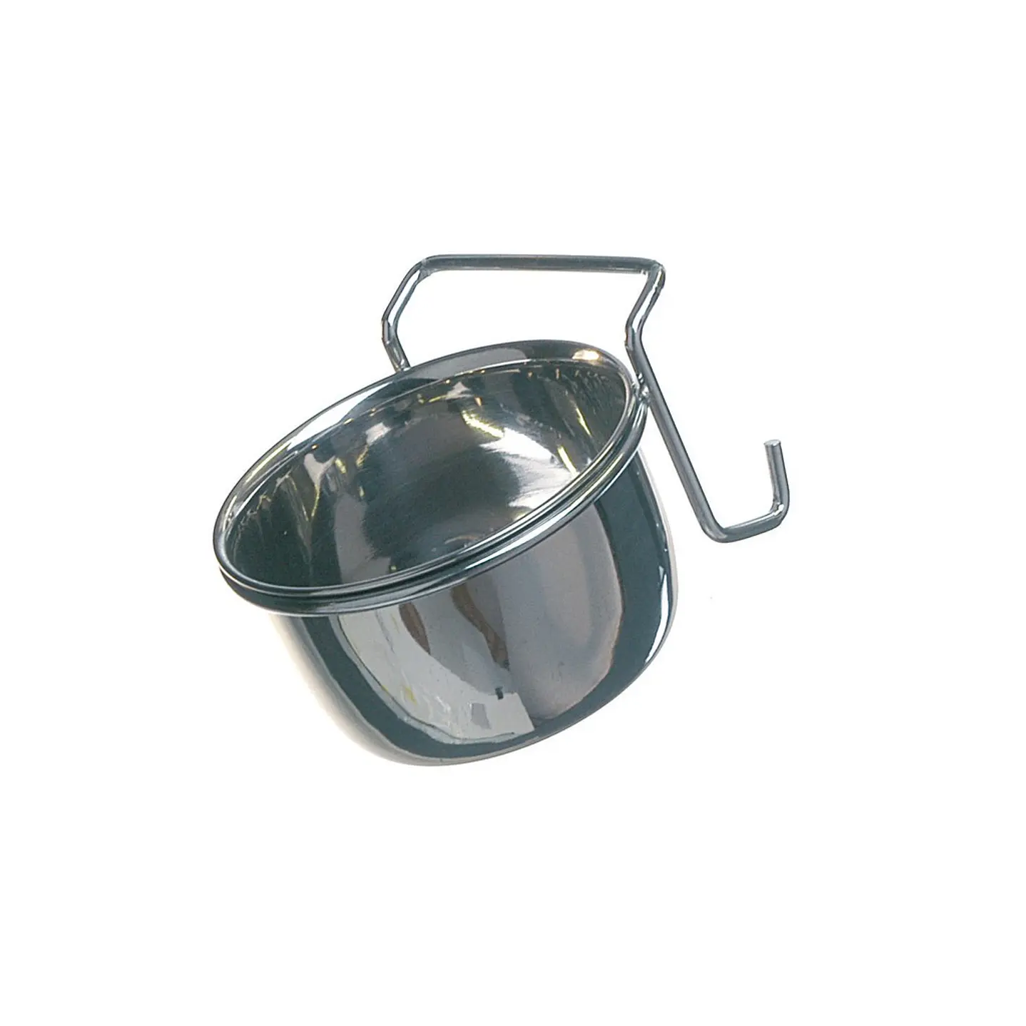 Comedero acero inoxidable con ganchos 1