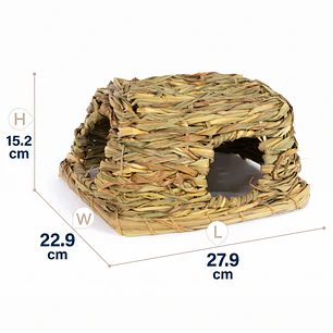 Refugio Cabaña de Pasto para Pequeños Animales 