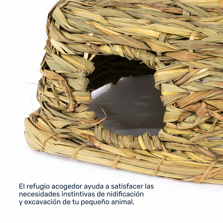 Refugio Cabaña de Pasto para Pequeños Animales  5