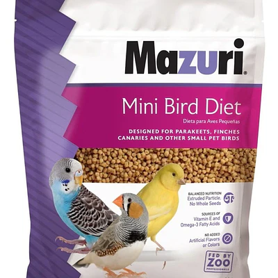 Bolsa de alimento Mazuri Mini Bird Diet