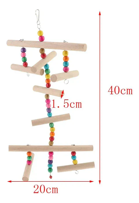 Columpio trepador para aves