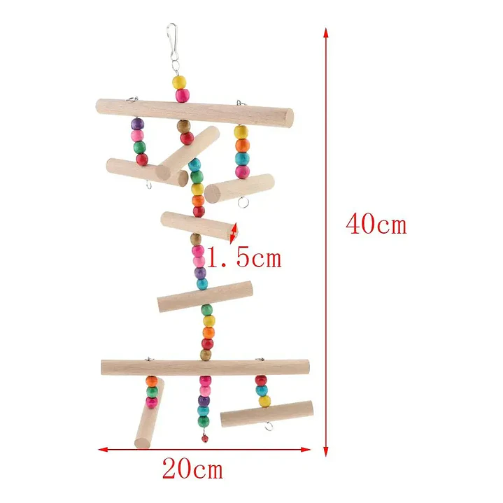 Columpio trepador para aves 2