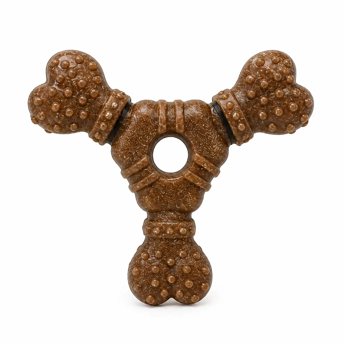 Set 3 mordedores para perro Stay Wild bambú resistente 5