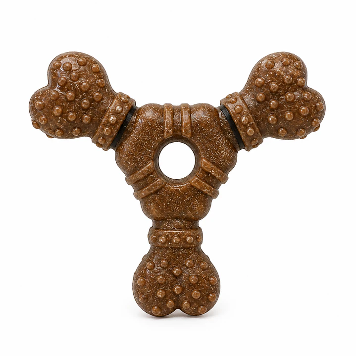 Set 3 mordedores para perro Stay Wild bambú resistente 5