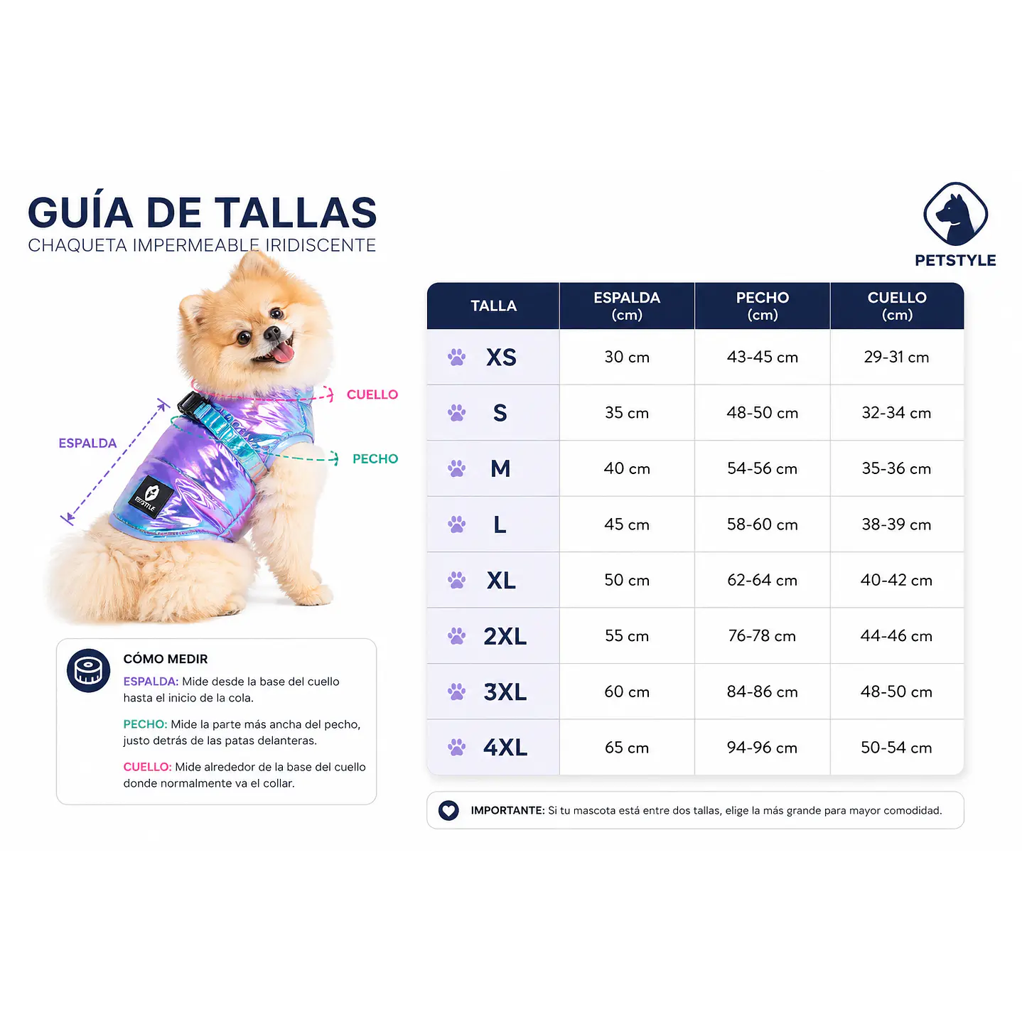 Parka Galaxy para Perro 5