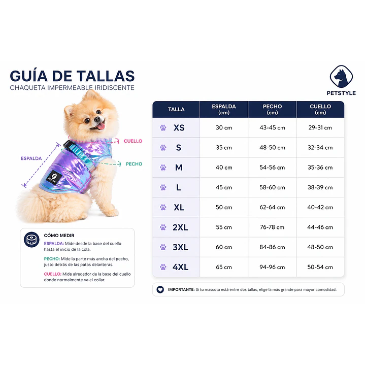 Parka Galaxy para Perro 5