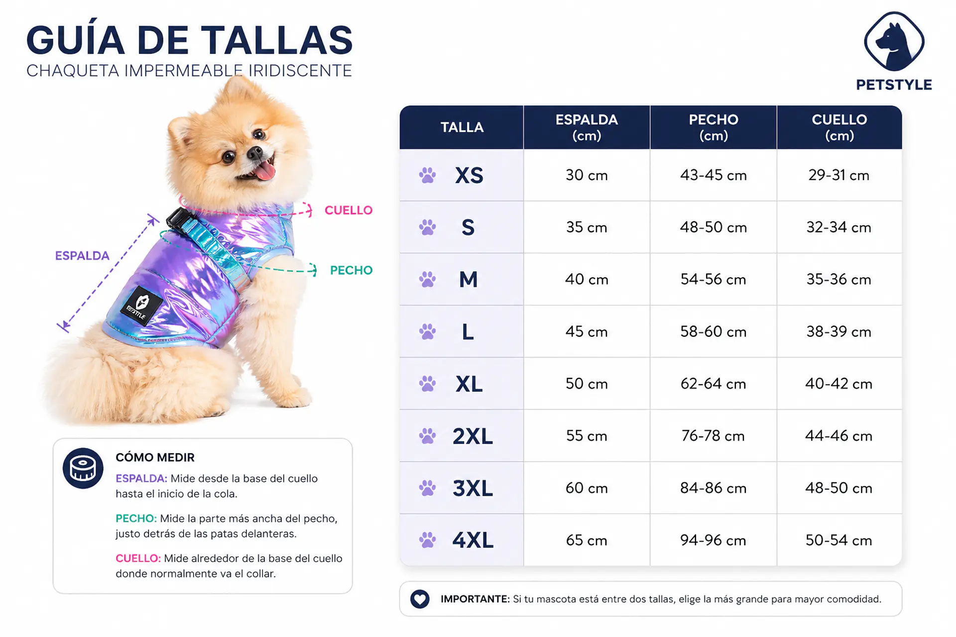 Parka Galaxy para Perro 5