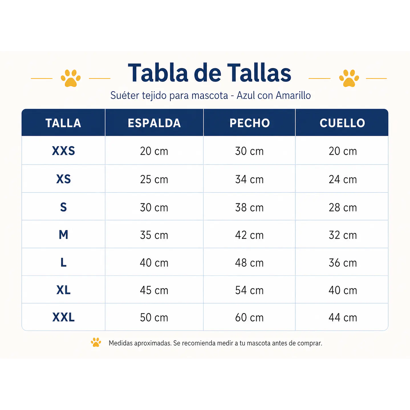 Sueter tejido mascota azul-amarillo 4