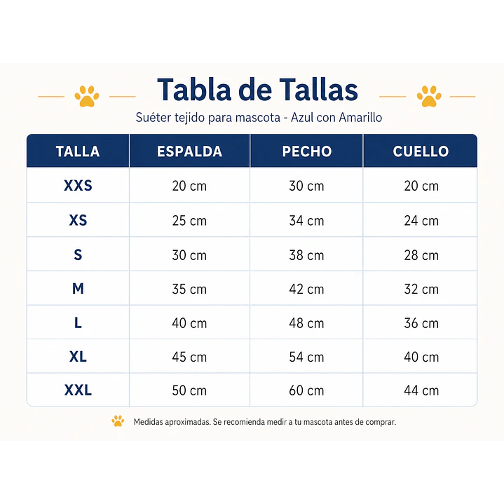 Sueter tejido mascota azul-amarillo 4