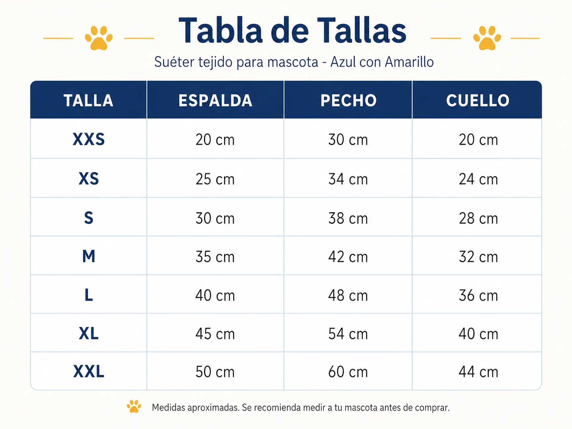 Sueter tejido mascota azul-amarillo 4