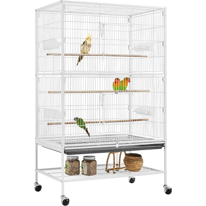 A33 Jaula para Pinzón, Periquito y Cacatúa – 79 x 52 x 130,5 cm 3