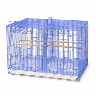 Jaula criadora para aves con separador – 60 x 41 x 40 cm