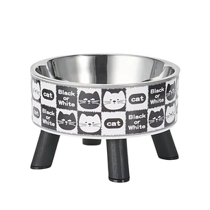 Plato elevado para gato – Acero inoxidable 450 ml
