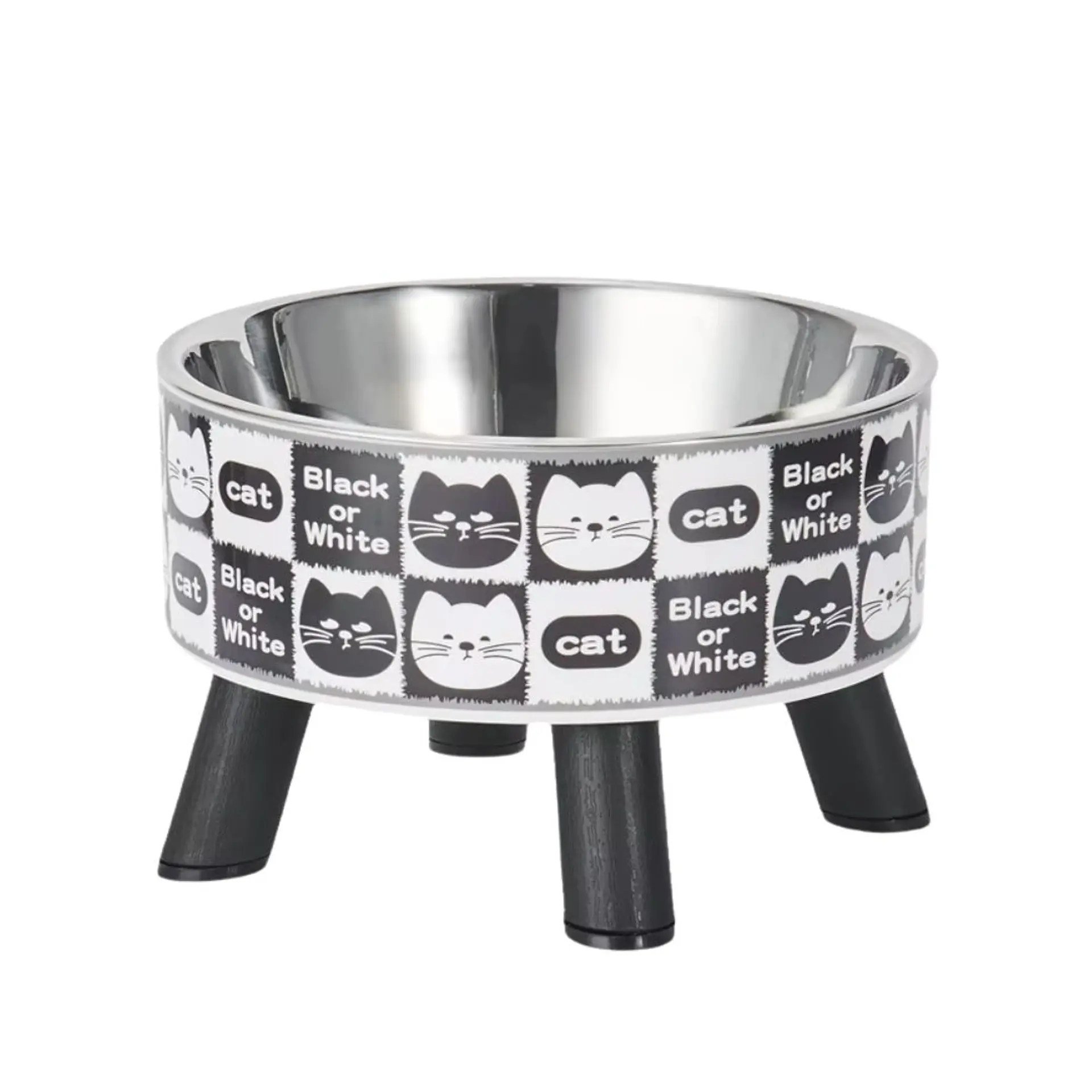 Plato elevado para gato – Acero inoxidable 450 ml 2