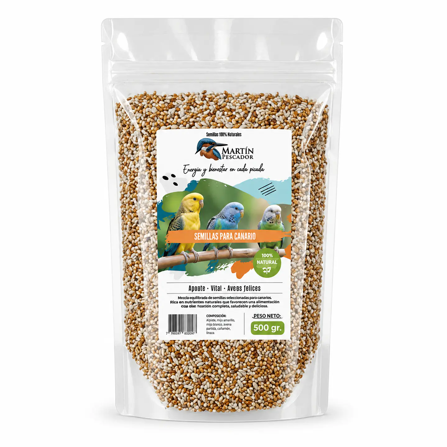 Mix Catitas – Semillas para aves 500 g 1