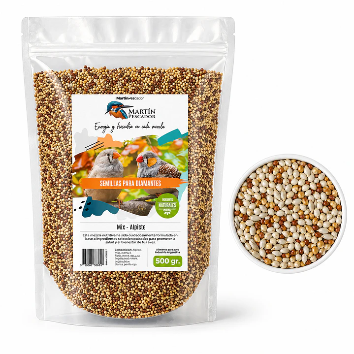 Mix Diamantes – Semillas para aves 500 g 1