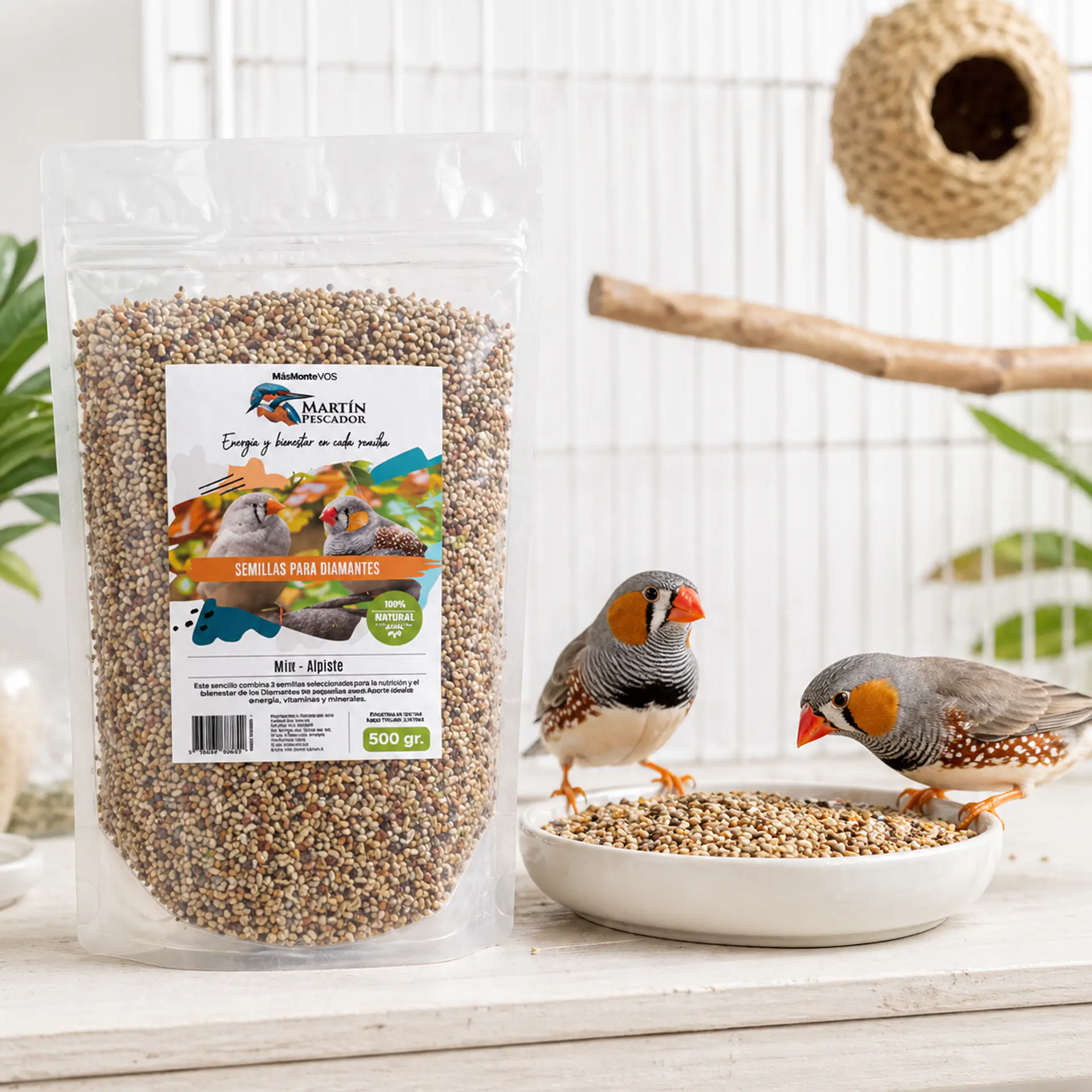 Mix Diamantes – Semillas para aves 500 g 3