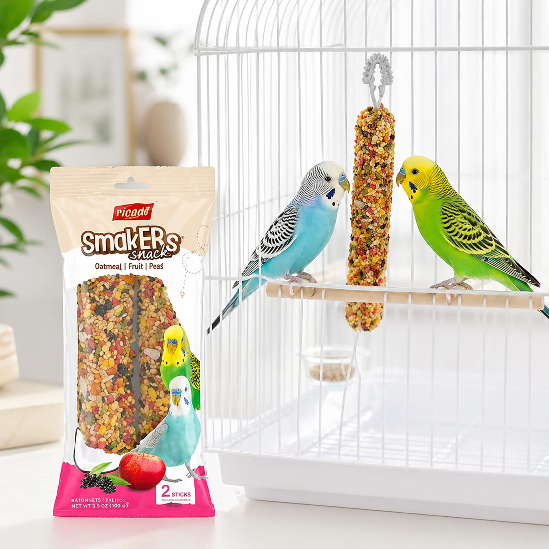 Smakers en bolsa para catitas – Fruta 90 g / 2 piezas 3