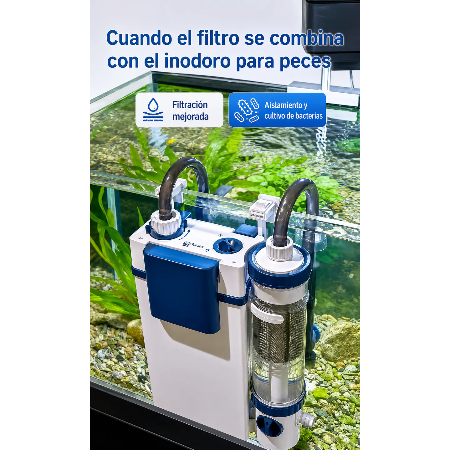 Filtro Mochila con juntador de residuos  6