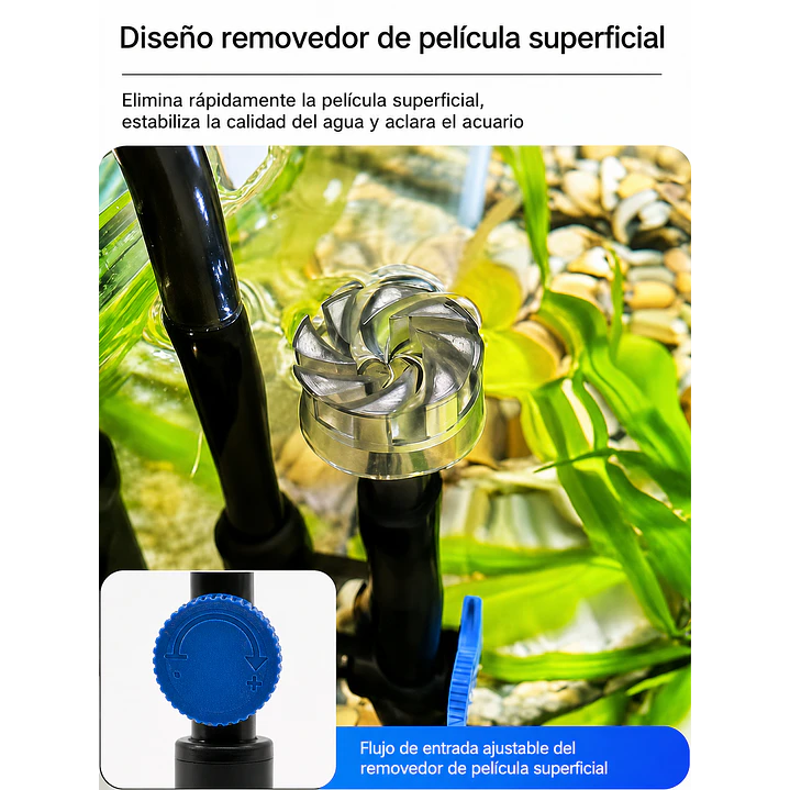 Filtro Mochila con juntador de residuos  8