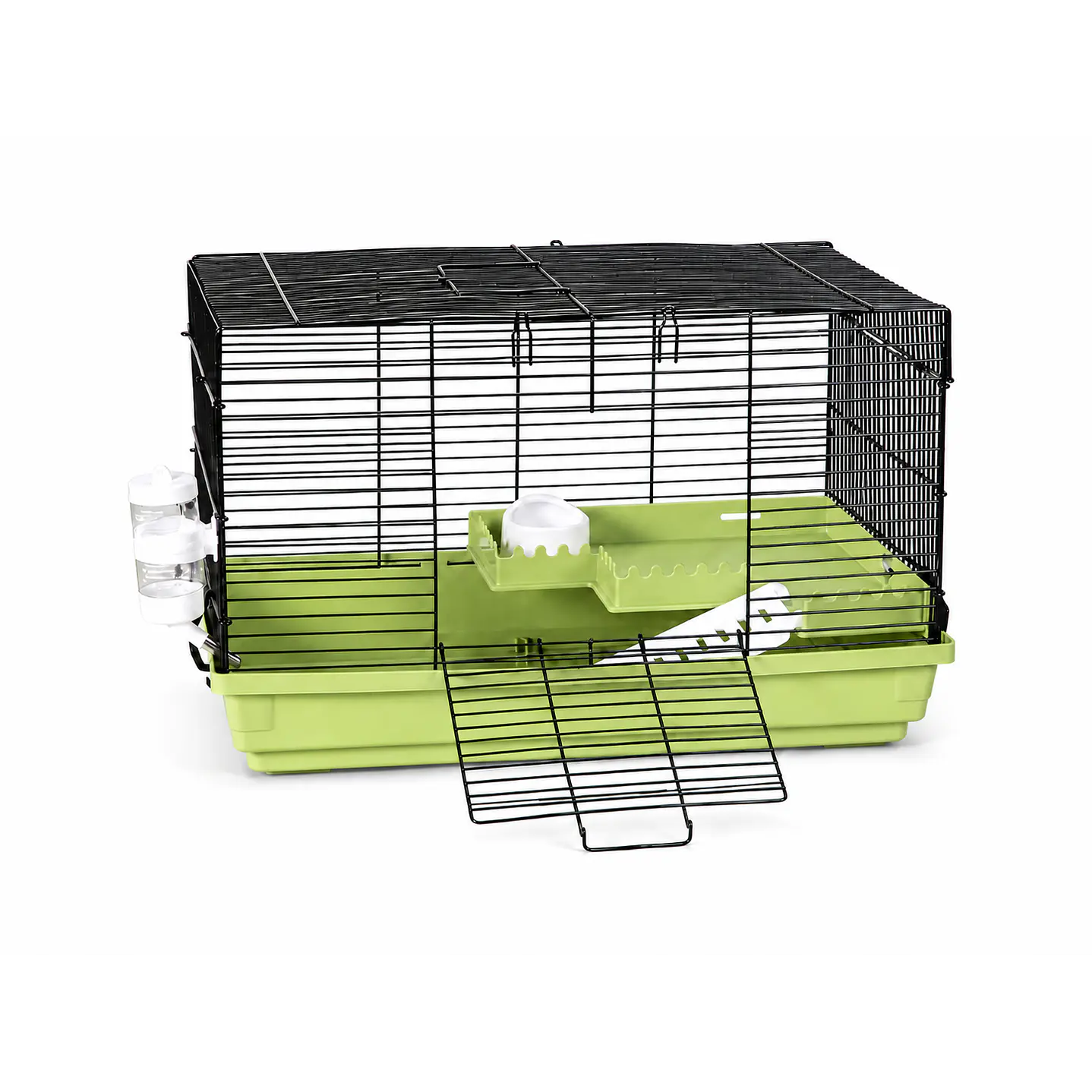 jaula roedores 47x30x30 con bebedero comedeor repisa y escalera 2