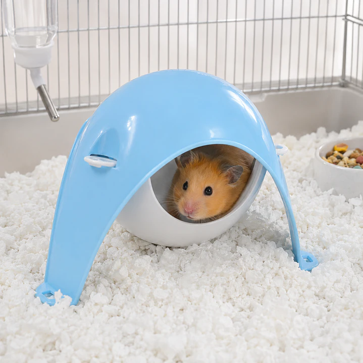 Escondite amplio 2 en 1 para hamster 2