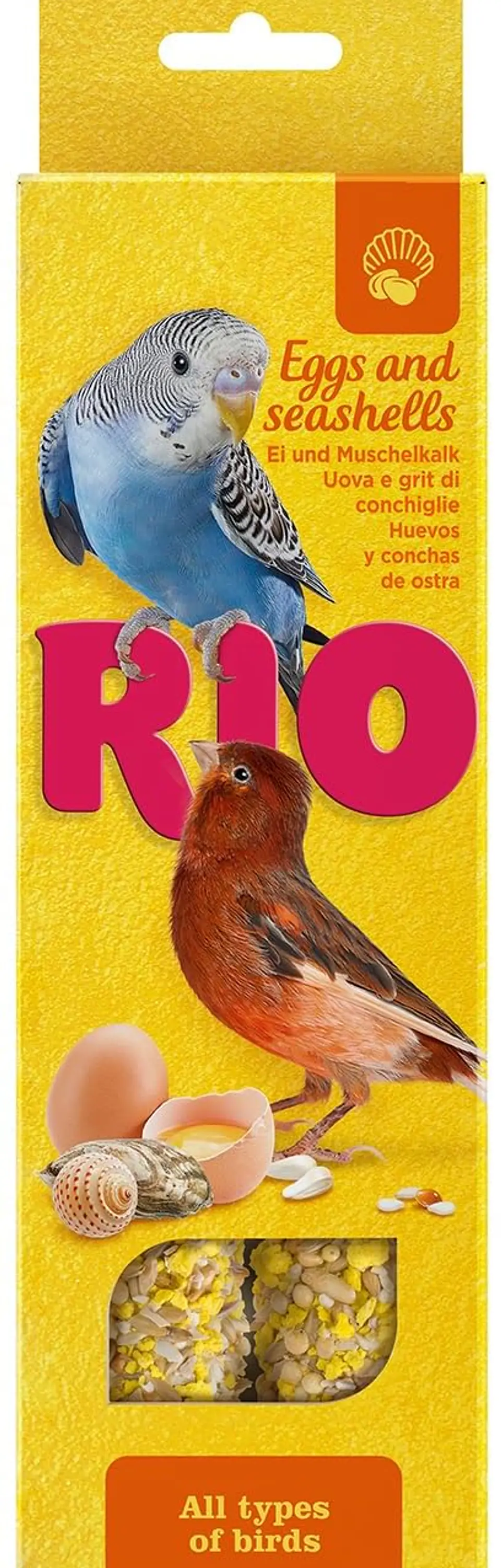 RIO Barritas con Huevos y Conchas de Ostra para Aves 1