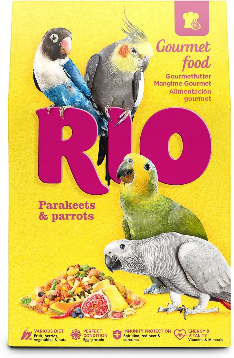RIO Gourmet para Cotorras y Loros – 250 g 1