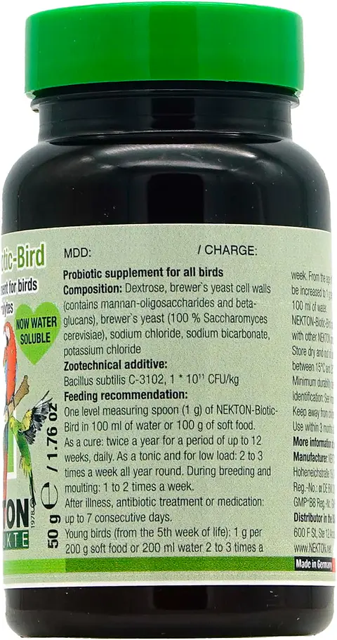 NEKTON-Biotic Probiótico para Aves – 50 g