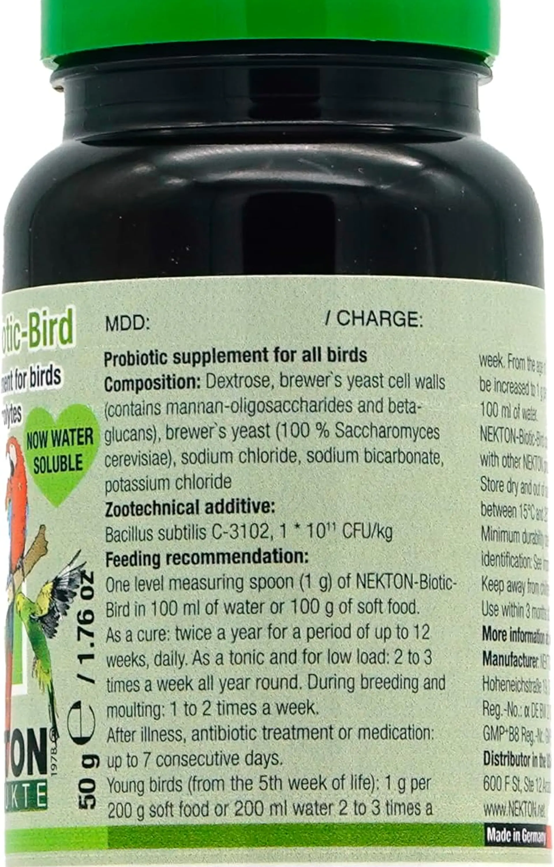 NEKTON-Biotic Probiótico para Aves – 50 g 2