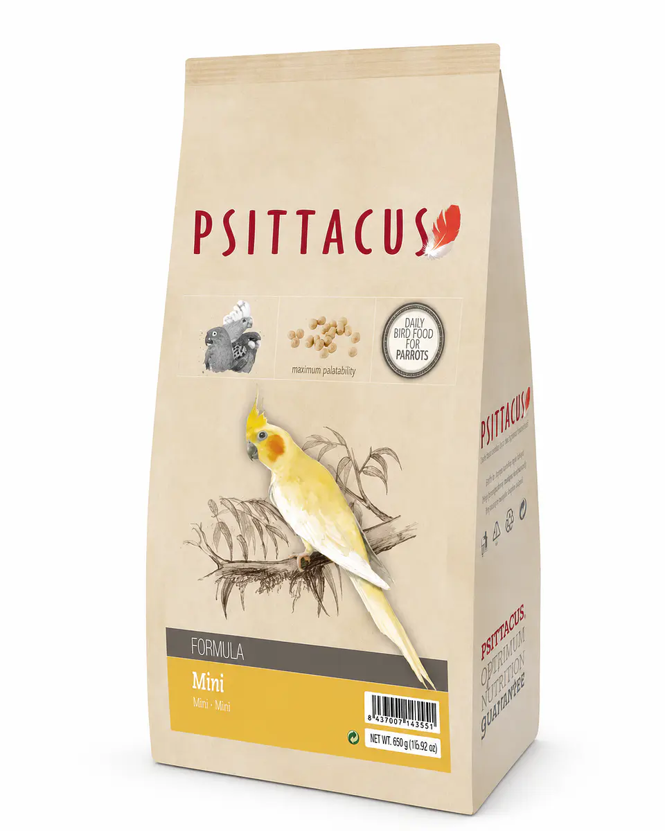 Psittacus Mini – Alimento Completo para Psitácidas 1