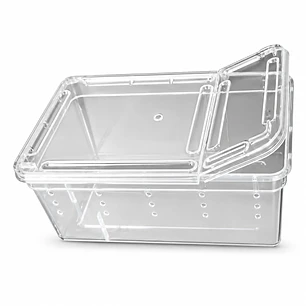 Caja plástica con ventilación y apertura doble H4