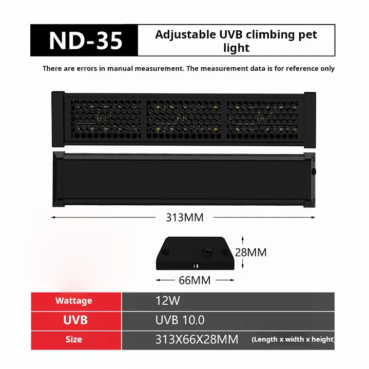 Lampara LED ajustable UVA+UVB Nomoypet 6