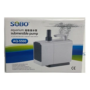 Bomba Sumergible AQ Alto Caudal para Acuario, Fuente y Skimmer SOBO