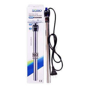 Calefactor de Acero Inoxidable para Acuario SOBO