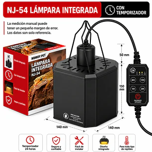 Lámpara Integrada con Temporizador NOMOY PET NJ-54