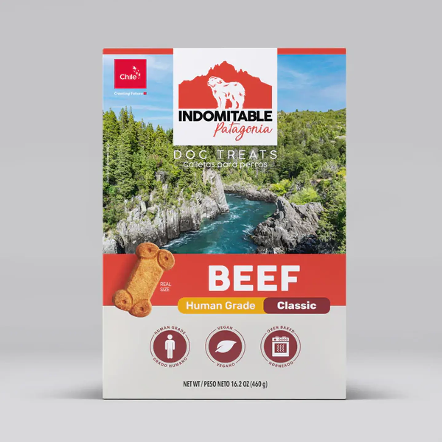 Indomitable Classic Galletas para Perros Beef y Smoky 1