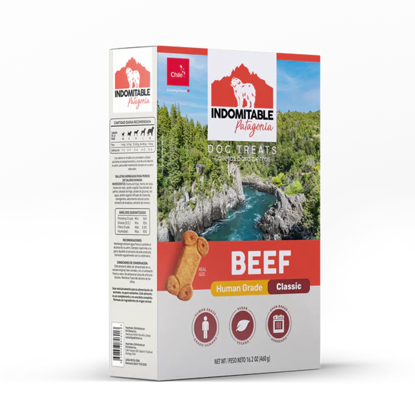Indomitable Classic Galletas para Perros Beef y Smoky 4