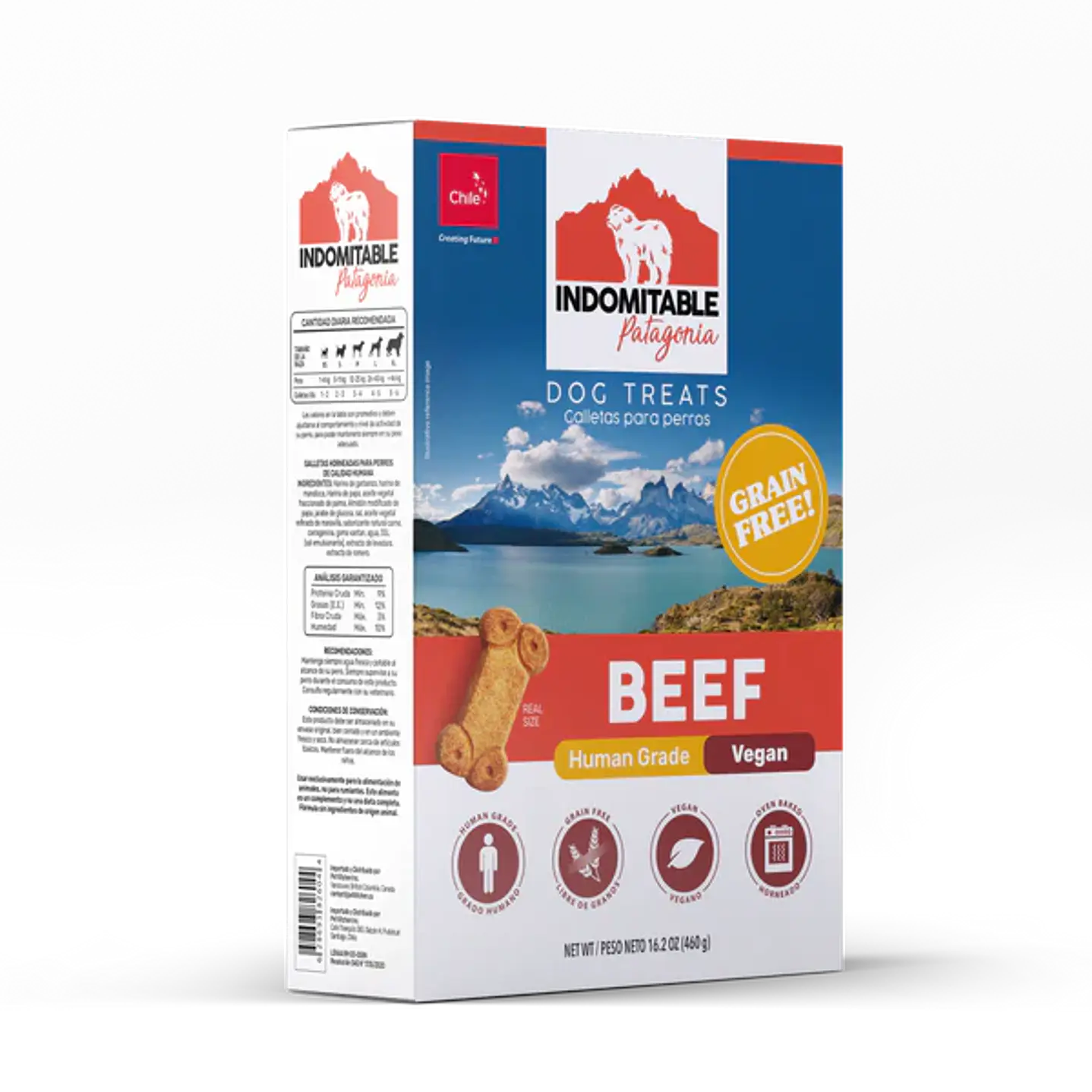 Indomitable Grain Free Beef Galletas sin Granos para Perros 3