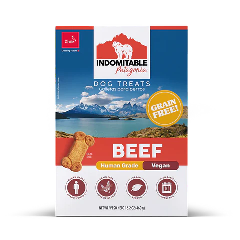 Indomitable Grain Free Beef Galletas sin Granos para Perros