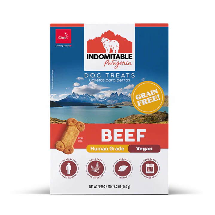 Indomitable Grain Free Beef Galletas sin Granos para Perros 1