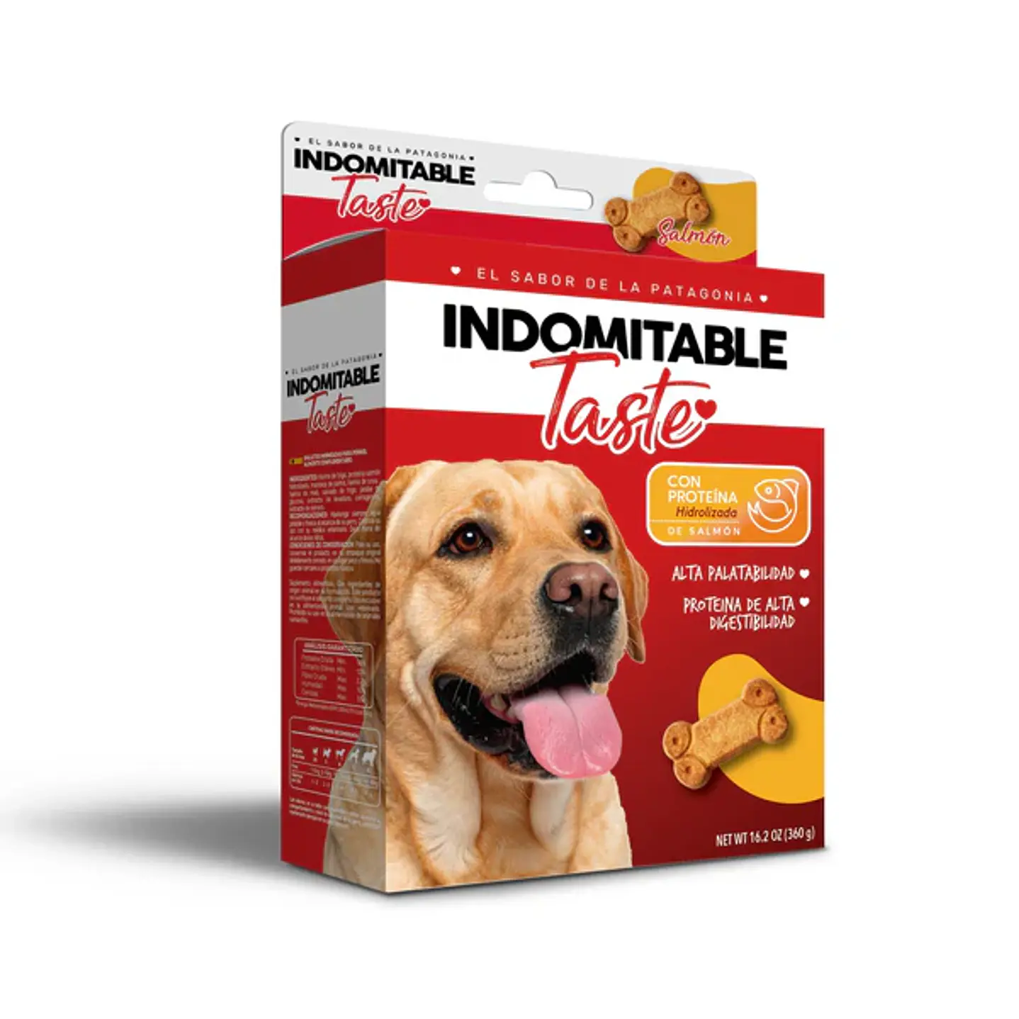 Indomitable Taste Salmón Galleta Hipoalergénica para Perros 1