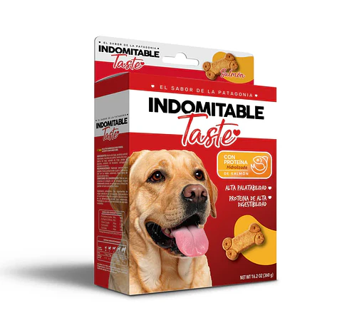 Indomitable Taste Salmón Galleta Hipoalergénica para Perros