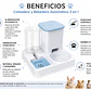 Comedero y Bebedero Automático 3 en 1 para Mascotas Pequeñas - Miniatura 4